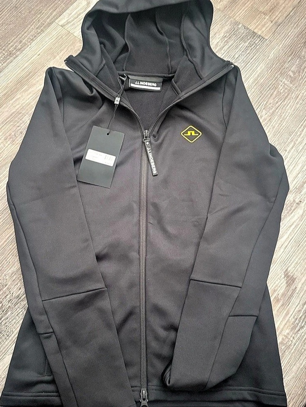 J.LINDEBERG Aerial Hood Black Hooded Jacket Size Small NWT Golf Women’s
